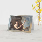 Carte Saint Jean le Baptiste Fête de l'Ancien Monde Fram (Fleur jaune)