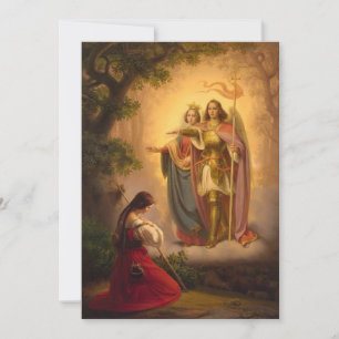 Carte Saint Jeanne d'Arc Saint Michel Catherine Alexandr