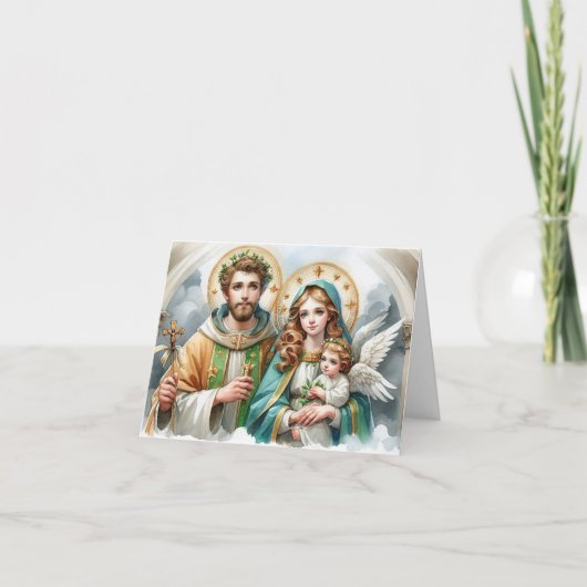 Carte Saint Joachim et l'infertilité Anne-Orthodoxe (Devant)