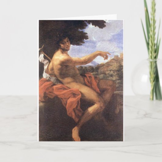 Carte Saint John the Baptist Fine Art Greetings Card (Devant)