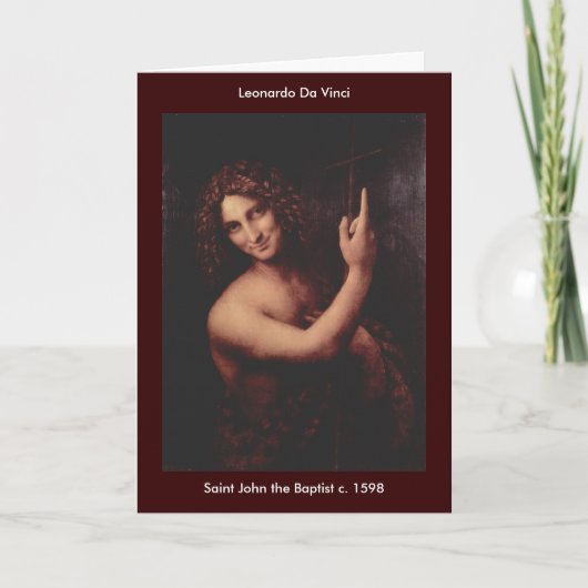 Carte Saint John the Baptist - Personalized - Customized (Devant)