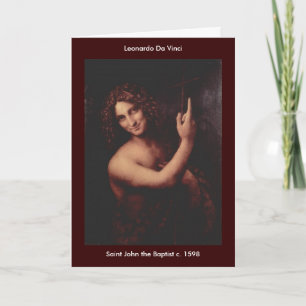 Carte Saint John the Baptist - Personalized - Customized