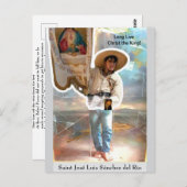 Carte Saint José Luis Sánchez del Rio (Devant / Derrière)