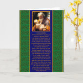Carte Saint Joseph Card (Fleur jaune)