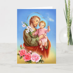 Carte Saint Joseph fête