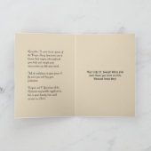 Carte Saint Joseph Fête de la prière catholique (Intérieur)