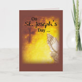 Carte Saint-Joseph's Day Praying Hands (Devant)