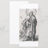 Carte Saint Jude Thaddée l'Apôtre (Devant / Derrière)