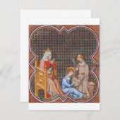 Carte Saint-Louis IX de France (Devant / Derrière)