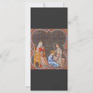 Carte Saint Louis IX de France Protecteur des Rois Art