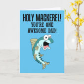 Carte Saint Maquereau Un Père génial (Fleur jaune)