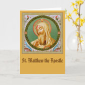 Carte Saint Matthieu l'Apôtre (JMAS 08) (Fleur jaune)