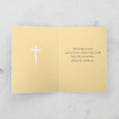 Carte Saint Michael Archangel Fête catholique (Intérieur)