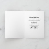 Carte Saint Michael Blessings au nouveau soldat d'état (Intérieur)