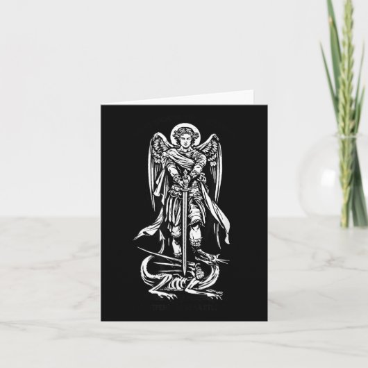 Carte Saint Michael L'Archange Nous Défend Dans La Batai (Devant)