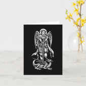 Carte Saint Michael L'Archange Nous Défend Dans La Batai (Fleur jaune)