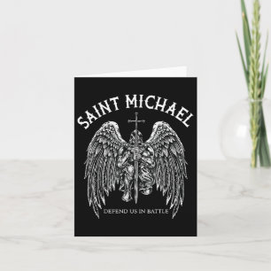 Carte Saint Michael Nous Défend En Bataille