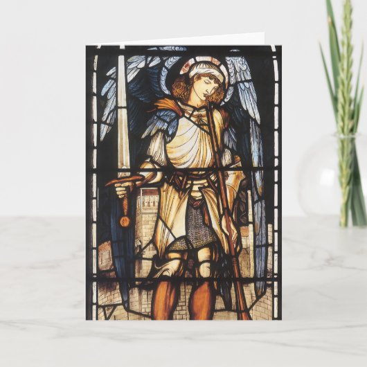 Carte Saint Michael par Sir Edward Coley Burne-Jones (Devant)
