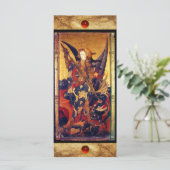 Carte Saint Michael Vanquishing le diable (Debout devant)