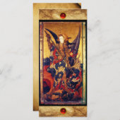Carte Saint Michael Vanquishing le diable (Devant / Derrière)