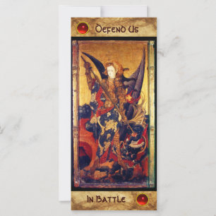 Carte Saint Michael Vanquishing the Devil Prayer Card