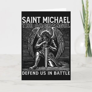 Carte Saint Michel catholique chrétien Saint Défendez-No