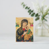 Carte Saint | Notre-Dame/Mère de l'aide perpétuell (Debout devant)