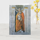 Carte Saint-Pape Sixte II par Sandro Botticelli (Fleur jaune)