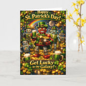 Carte Saint Patrick (Fleur jaune)