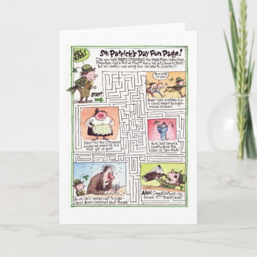 Carte Saint-Patrick (Devant)