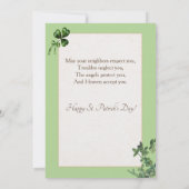 Carte Saint-Patrick (Dos)