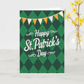 Carte Saint-Patrick Argyle Émeraude (Fleur jaune)