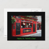 Carte Saint Patrick avec Temple Bar (Devant / Derrière)
