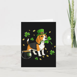 Carte Saint-Patrick Chien Thème Femmes Hommes Amateur de
