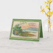 Carte Saint-Patrick de la Saint-Valentin (Fleur jaune)