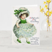 Carte Saint Patrick de Victoria (Fleur jaune)