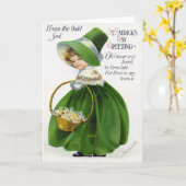 Carte Saint Patrick de Victoria (Fleur jaune)