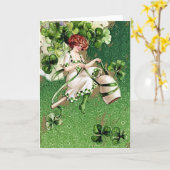 Carte Saint Patrick de Victoria (Fleur jaune)