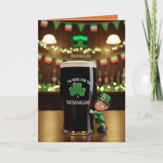 Carte Saint-Patrick Farces de la Saint-Patrick (Devant)