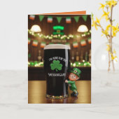 Carte Saint-Patrick Farces de la Saint-Patrick (Fleur jaune)