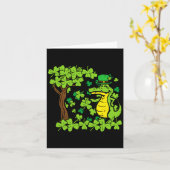 Carte Saint-Patrick Jour Alligator Trèfle Saint-Patty Ho (Fleur jaune)