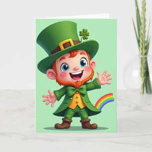 Carte Saint-Patrick Lutins Arc-en-Ciel