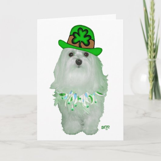 Carte Saint-Patrick maltais (Devant)