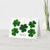 Carte Saint-Patrick pour Girlfriend (Devant)