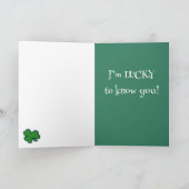 Carte Saint Patrick’s Day Bernese Mountain Dog (Intérieur)