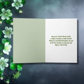 Carte Saint-Patrick Shamrock et Cheval mignon