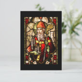 Carte Saint Patrick Vitrail (Debout devant)