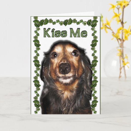 Carte Saint Patrick's Day (Fleur jaune)