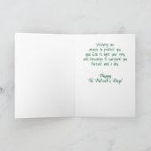Carte Saint Patrick's Day (Intérieur)