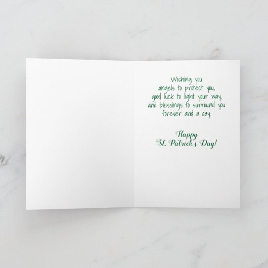 Carte Saint Patrick's Day (Intérieur)